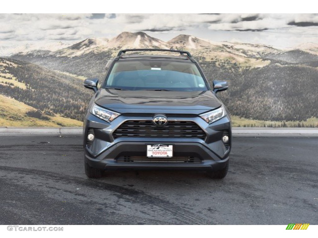 2019 RAV4 XLE AWD - Magnetic Gray Metallic / Light Gray photo #2