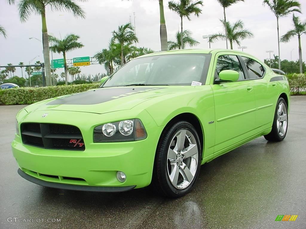 2007 Charger R/T Daytona - Sublime Metallic / Dark Slate Gray/Light Graystone photo #8