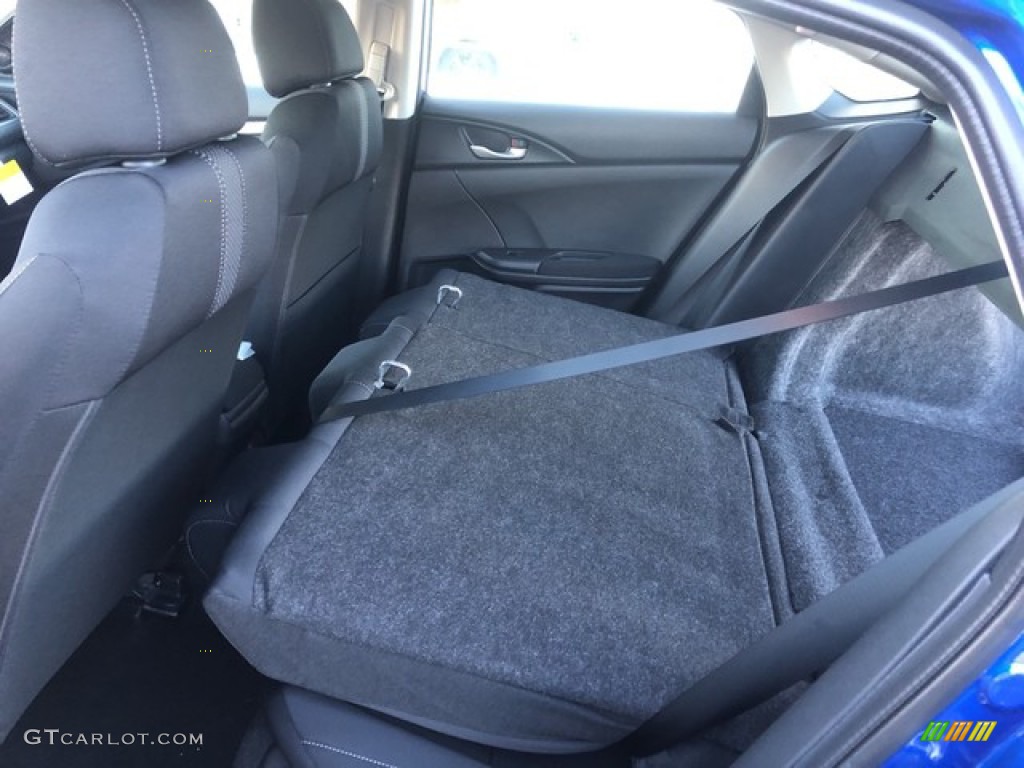2019 Civic EX Sedan - Agean Blue Metallic / Black photo #11