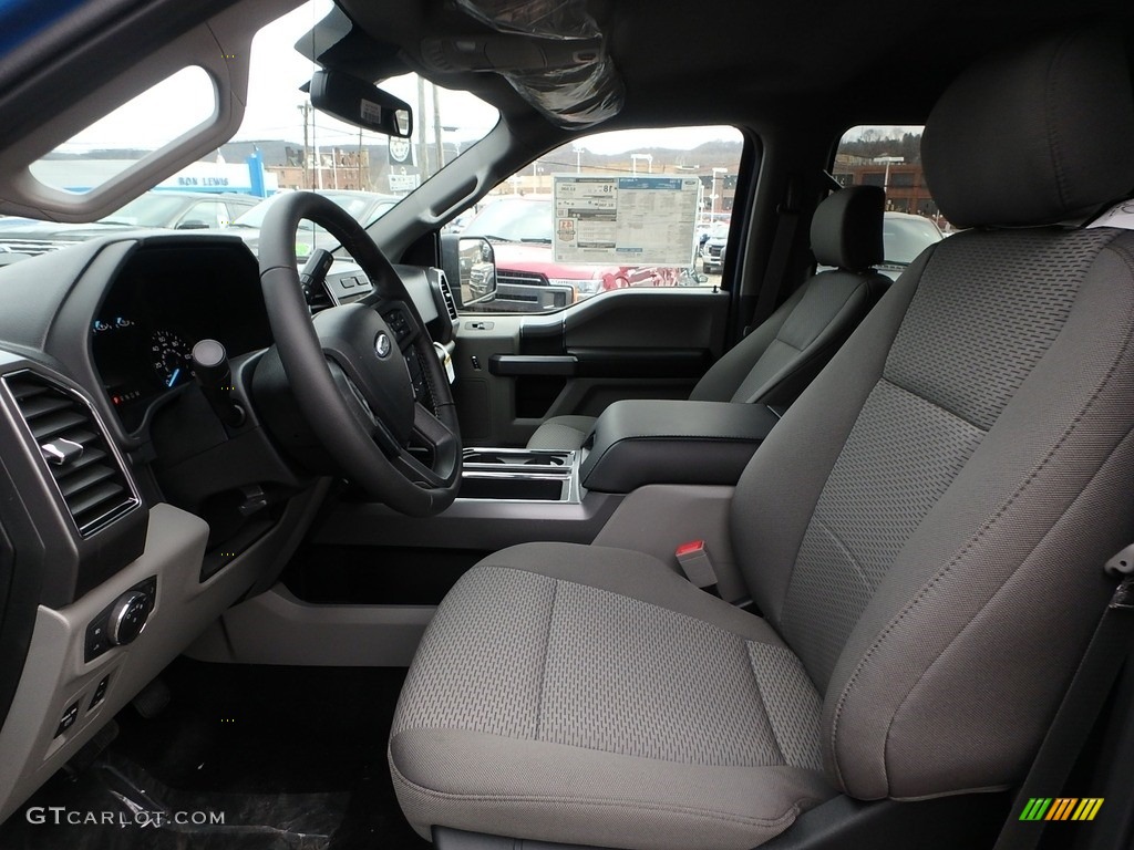 2019 F150 XLT SuperCrew 4x4 - Velocity Blue / Earth Gray photo #10
