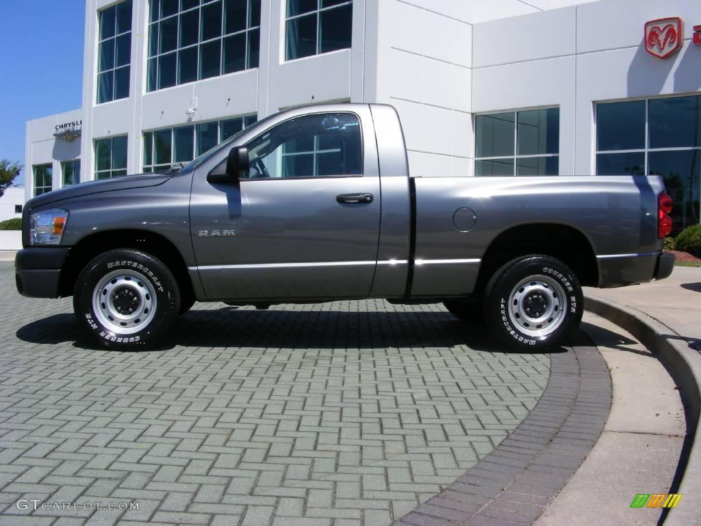 2008 Ram 1500 ST Regular Cab - Mineral Gray Metallic / Medium Slate Gray photo #2