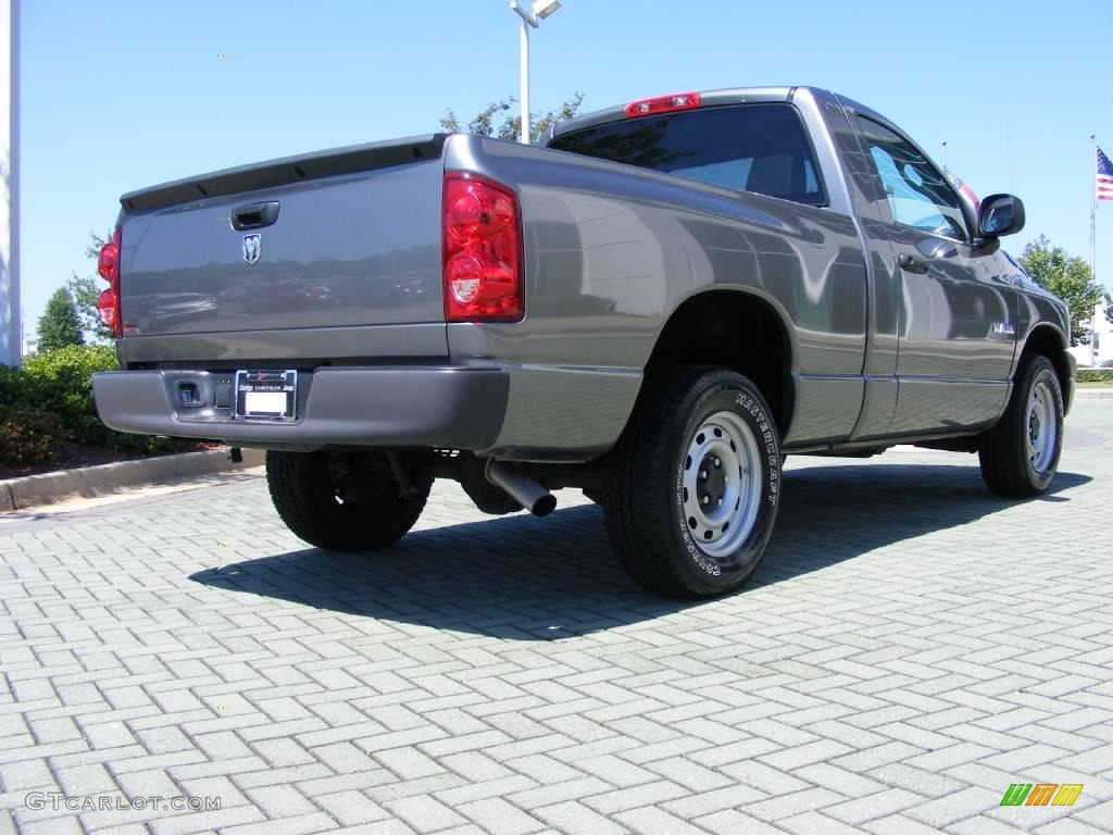 2008 Ram 1500 ST Regular Cab - Mineral Gray Metallic / Medium Slate Gray photo #5