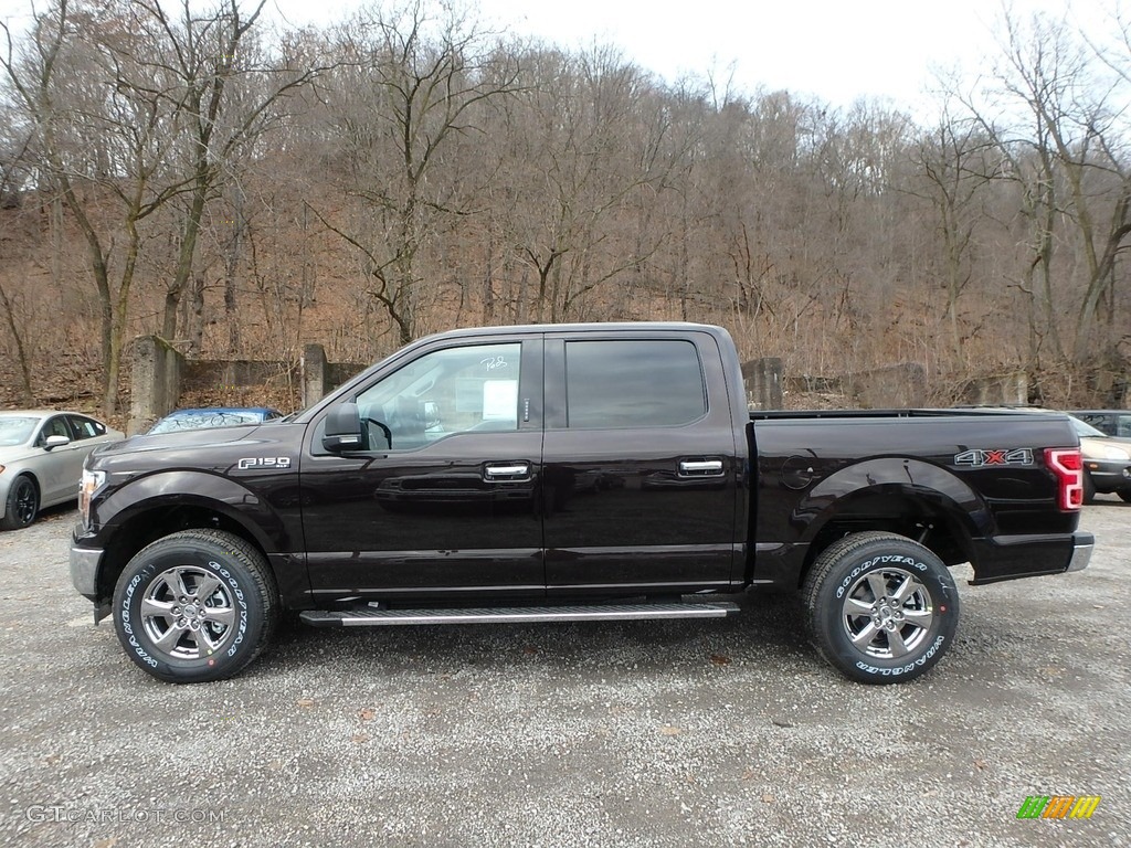 2019 F150 XLT SuperCrew 4x4 - Magma Red / Earth Gray photo #5