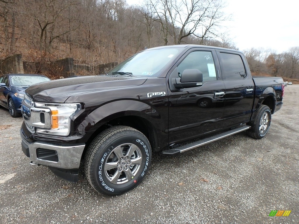 2019 F150 XLT SuperCrew 4x4 - Magma Red / Earth Gray photo #6