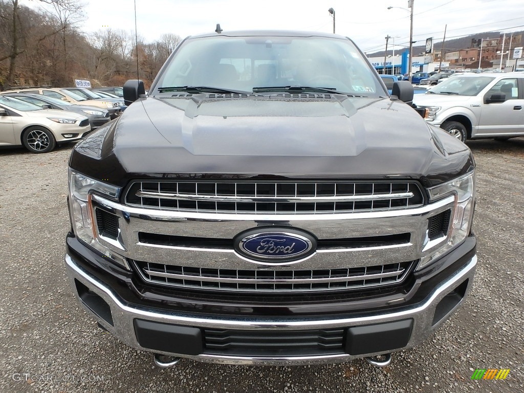 2019 F150 XLT SuperCrew 4x4 - Magma Red / Earth Gray photo #7