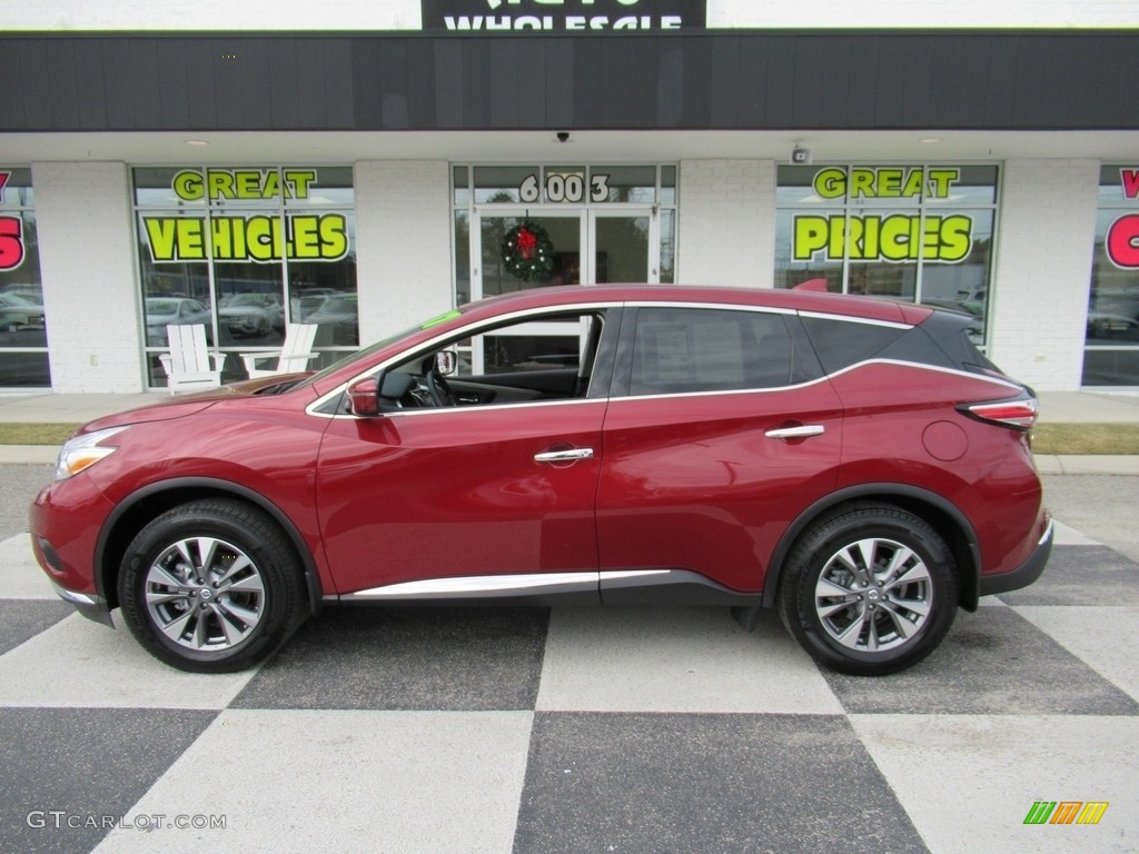 2017 Murano S AWD - Cayenne Red / Graphite photo #1