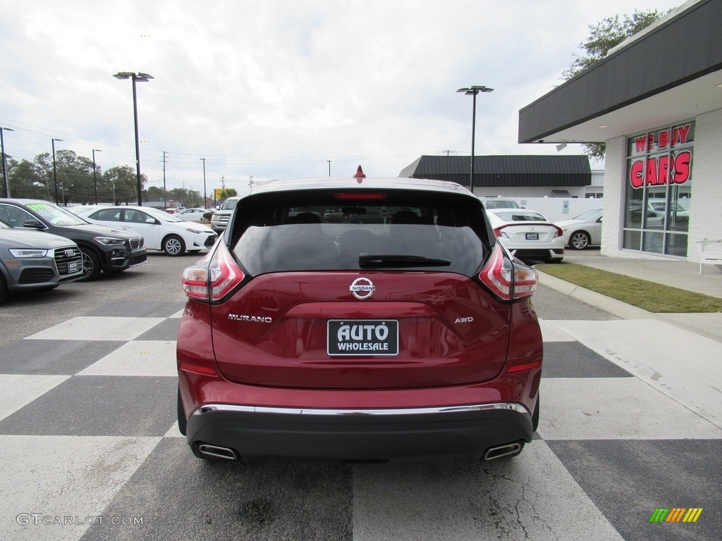 2017 Murano S AWD - Cayenne Red / Graphite photo #4