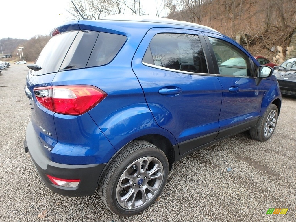 Lightning Blue 2018 Ford EcoSport Titanium 4WD Exterior Photo #131034591