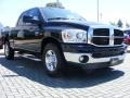 2007 Brilliant Black Dodge Ram 2500 Big Horn Edition Quad Cab  photo #7