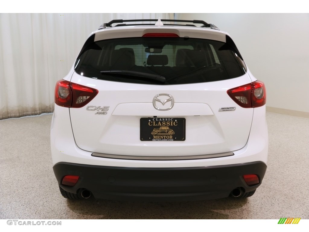 2016 CX-5 Grand Touring AWD - Crystal White Pearl Mica / Parchment photo #17