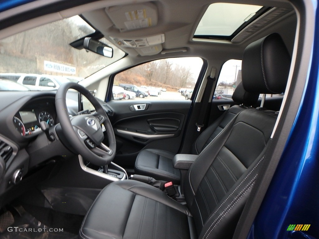 Ebony Black Interior 2018 Ford EcoSport Titanium 4WD Photo #131034822