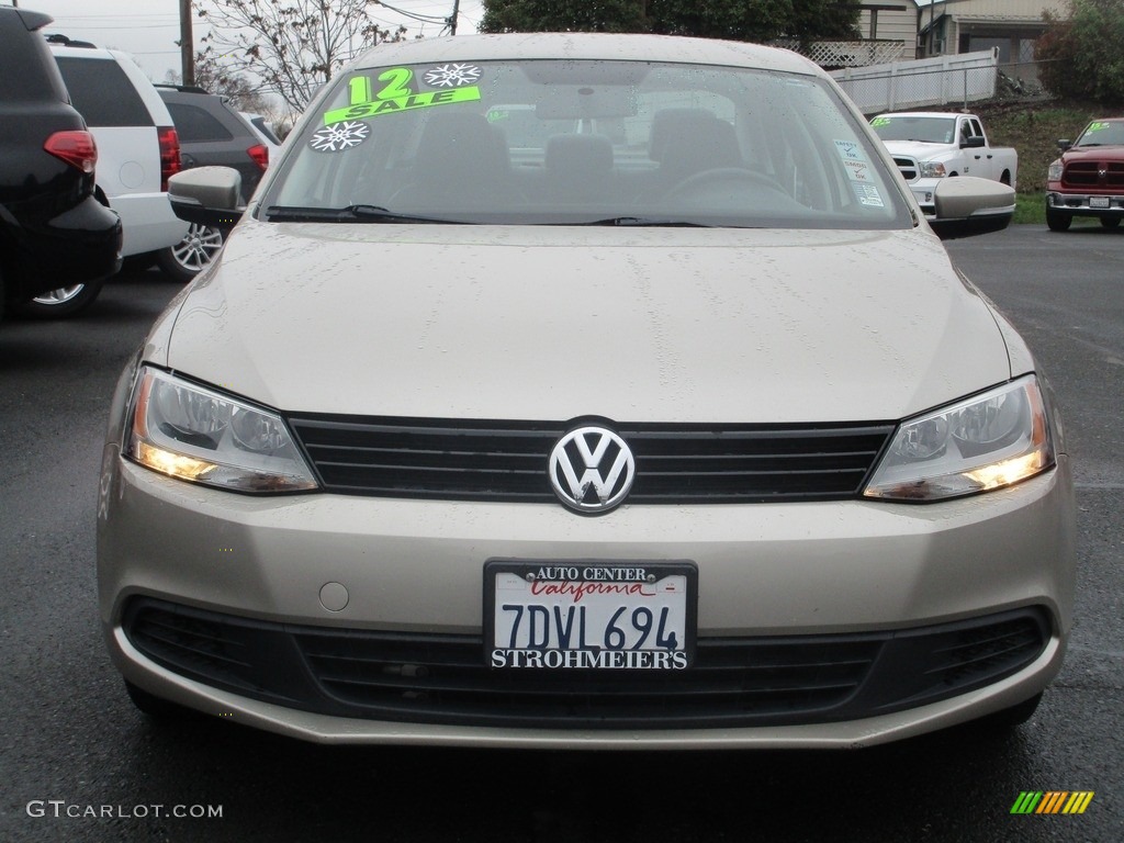 2012 Jetta SE Sedan - Toffee Brown Metallic / Titan Black photo #2
