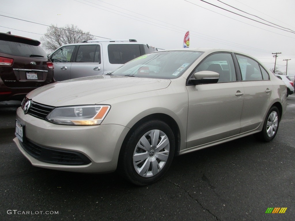 2012 Jetta SE Sedan - Toffee Brown Metallic / Titan Black photo #3