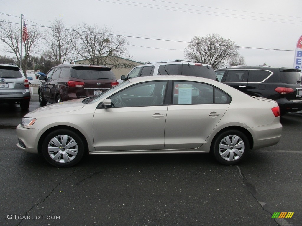 2012 Jetta SE Sedan - Toffee Brown Metallic / Titan Black photo #4