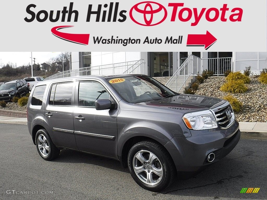 2015 Modern Steel Metallic Honda Pilot Ex L 4wd 131027355
