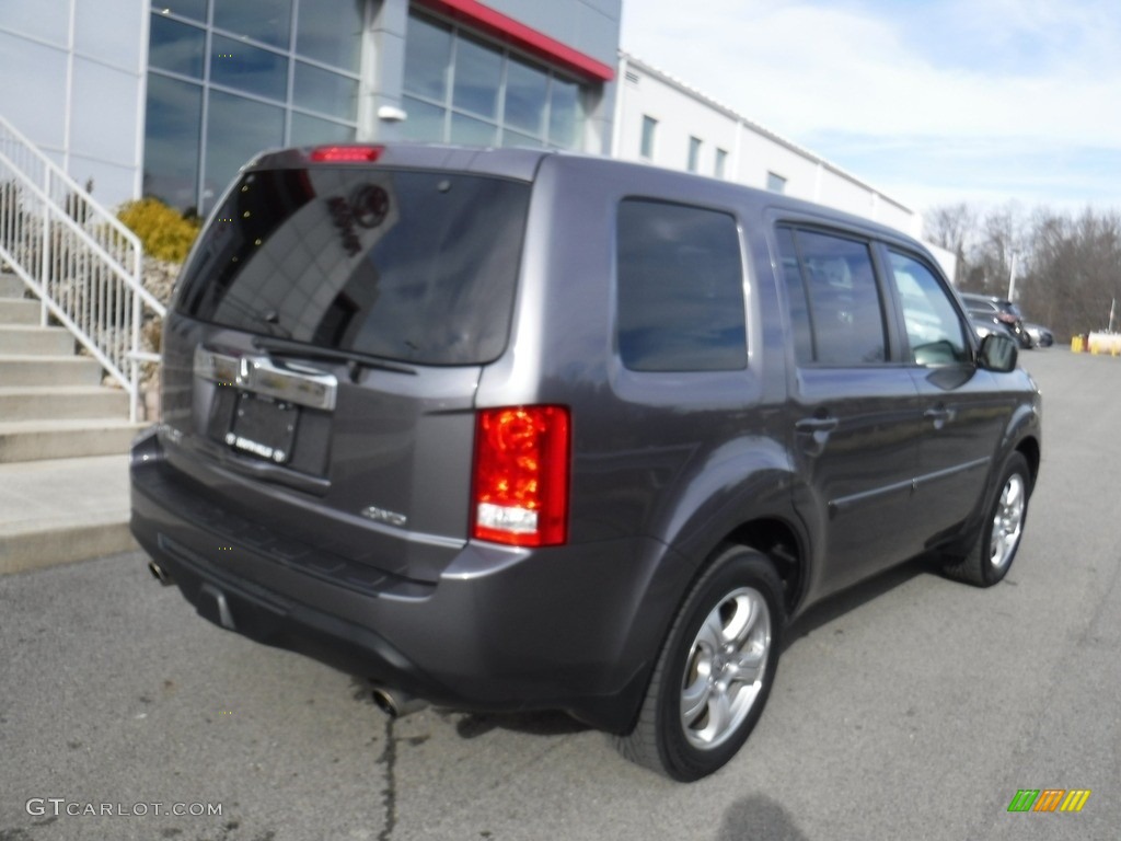 2015 Pilot EX-L 4WD - Modern Steel Metallic / Gray photo #9