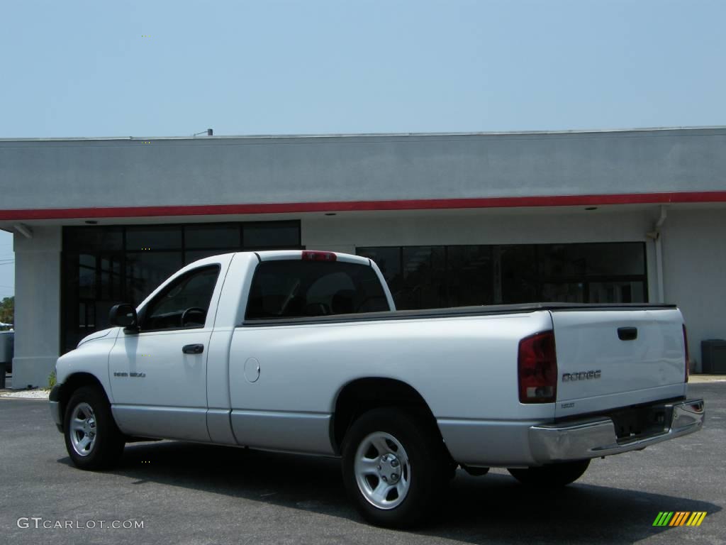 2003 Ram 1500 ST Regular Cab - Bright White / Dark Slate Gray photo #3