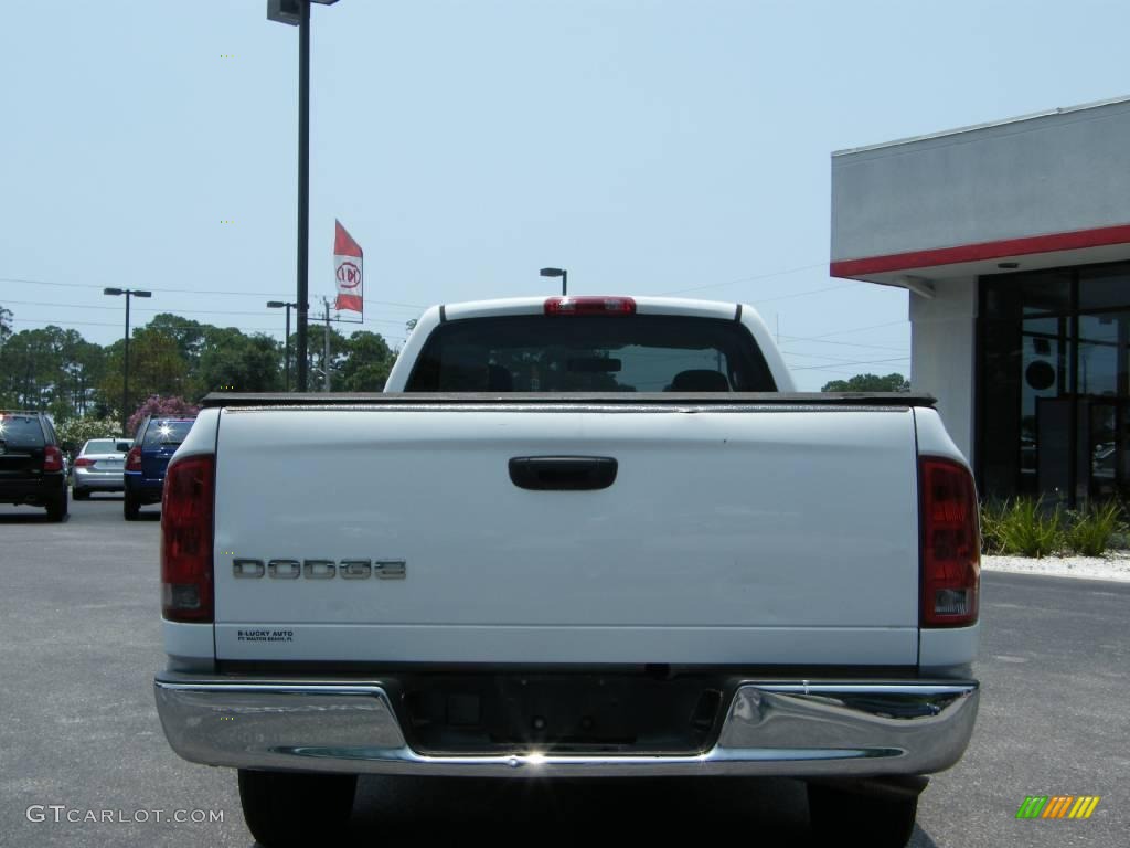 2003 Ram 1500 ST Regular Cab - Bright White / Dark Slate Gray photo #4