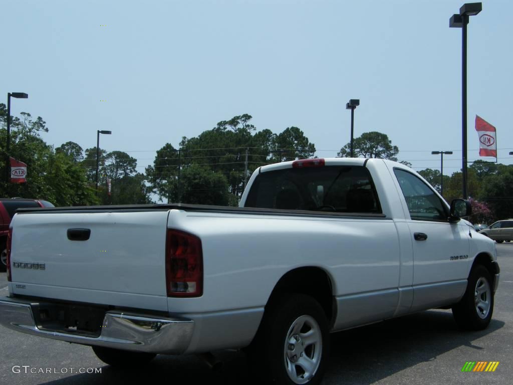 2003 Ram 1500 ST Regular Cab - Bright White / Dark Slate Gray photo #5