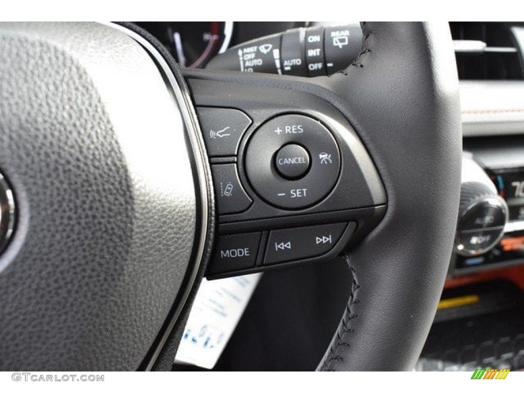 2019 Toyota RAV4 Adventure AWD Mocha Steering Wheel Photo #131042034