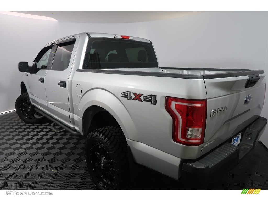 2016 F150 XL SuperCrew 4x4 - Ingot Silver / Medium Earth Gray photo #9