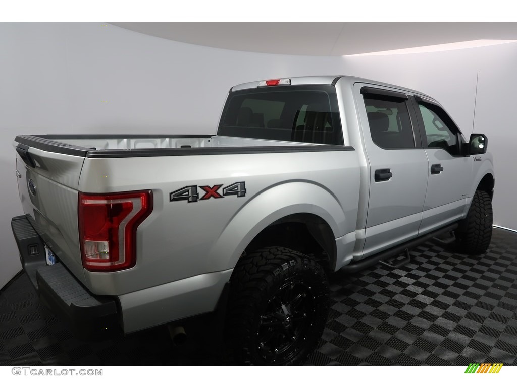 2016 F150 XL SuperCrew 4x4 - Ingot Silver / Medium Earth Gray photo #11
