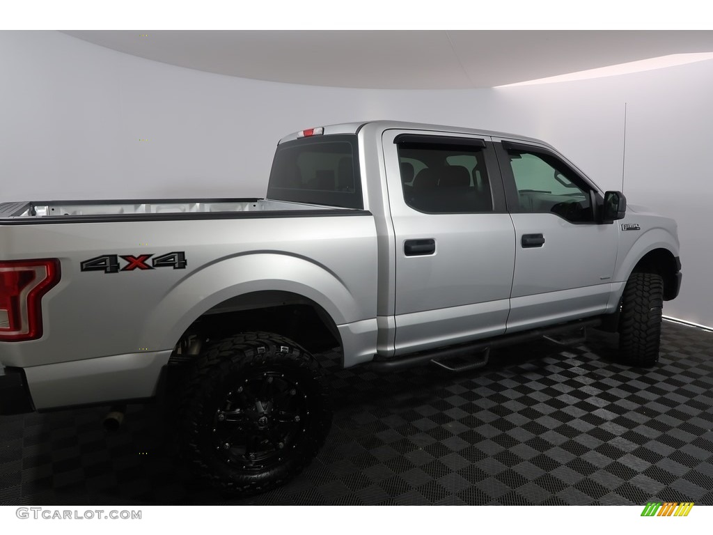 2016 F150 XL SuperCrew 4x4 - Ingot Silver / Medium Earth Gray photo #12