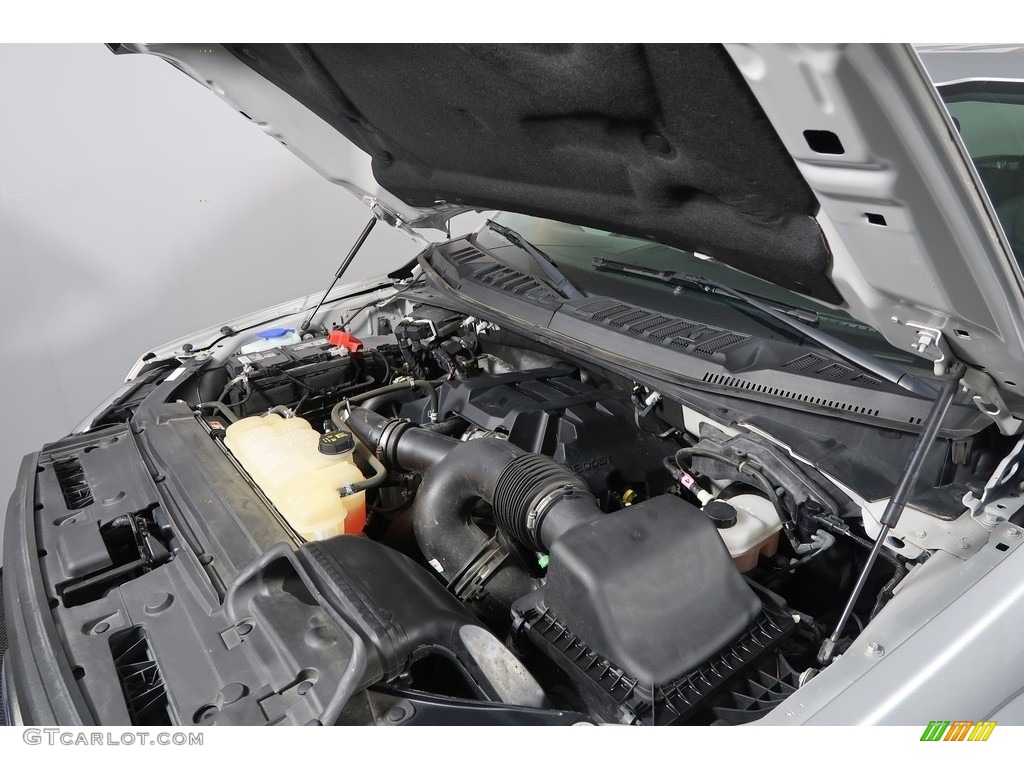 2016 F150 XL SuperCrew 4x4 - Ingot Silver / Medium Earth Gray photo #34