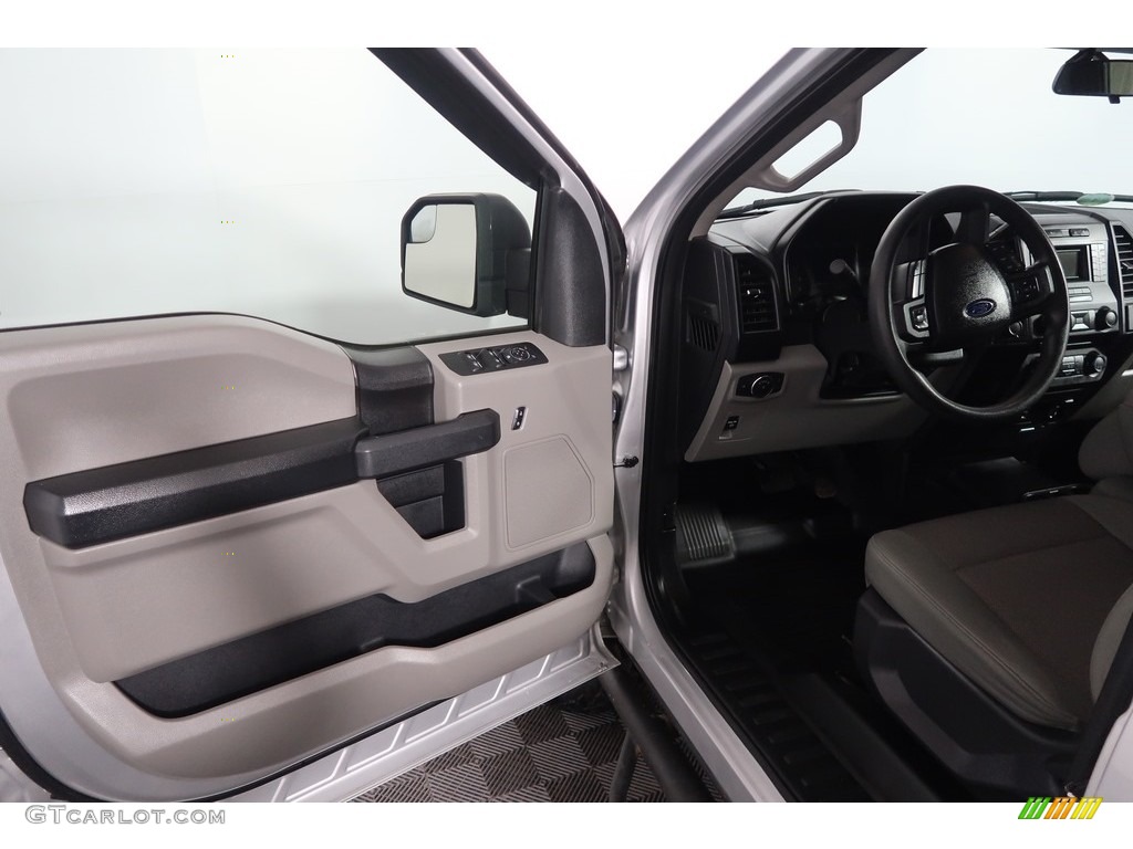 2016 F150 XL SuperCrew 4x4 - Ingot Silver / Medium Earth Gray photo #35