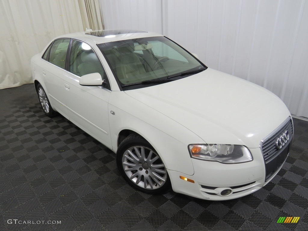 2006 A4 2.0T quattro Sedan - Arctic White / Ebony photo #4