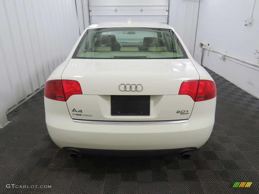 2006 A4 2.0T quattro Sedan - Arctic White / Ebony photo #12