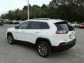 2019 Bright White Jeep Cherokee Latitude Plus  photo #3