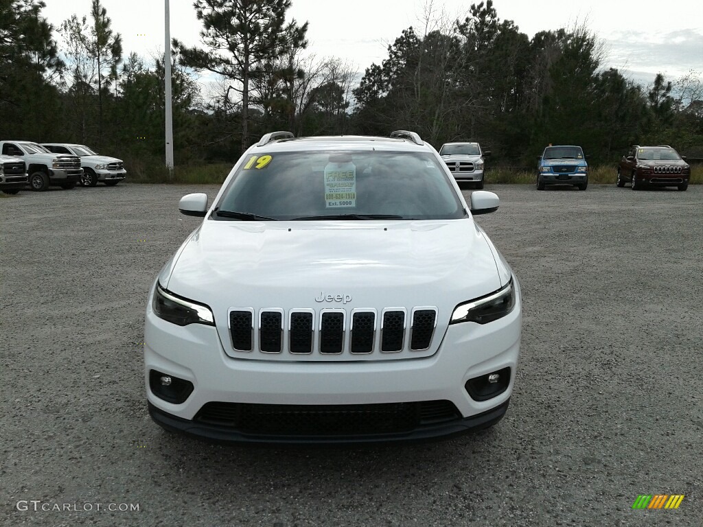 2019 Cherokee Latitude Plus - Bright White / Black photo #8