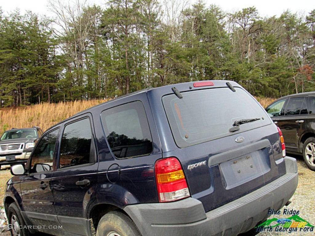 2004 Escape XLS V6 - True Blue Metallic / Medium/Dark Flint photo #4