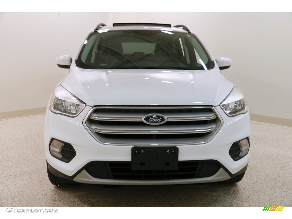 2018 Escape SE 4WD - Oxford White / Charcoal Black photo #2