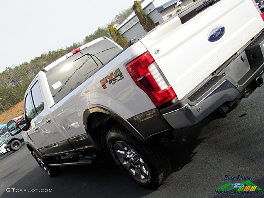 2019 F250 Super Duty XLT Crew Cab 4x4 - White Platinum / Black photo #37