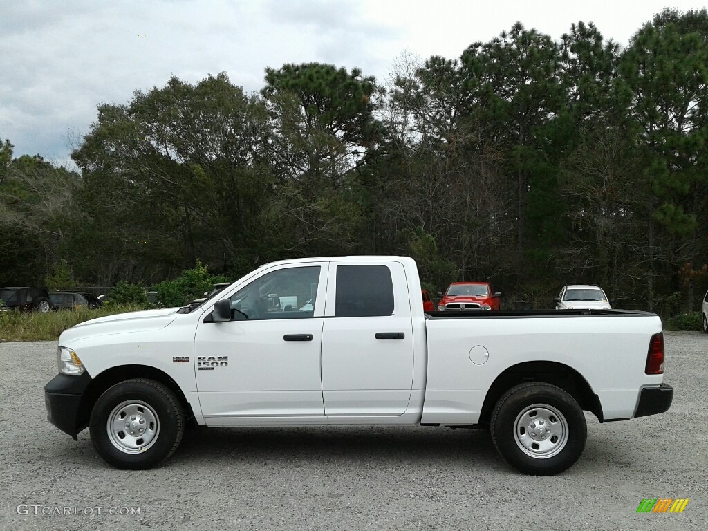 2019 1500 Classic Tradesman Quad Cab 4x4 - Bright White / Black/Diesel Gray photo #2