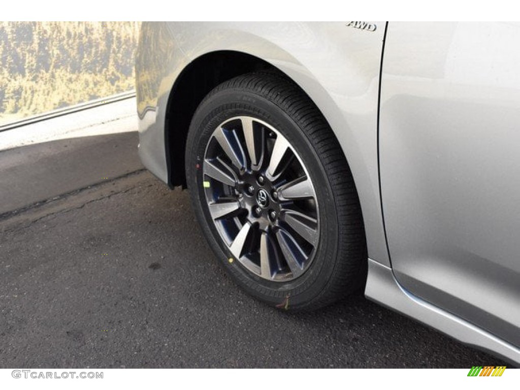 2019 Sienna Limited AWD - Celestial Silver Metallic / Ash photo #36