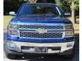 2014 Blue Topaz Metallic Chevrolet Silverado 1500 LTZ Crew Cab  photo #2