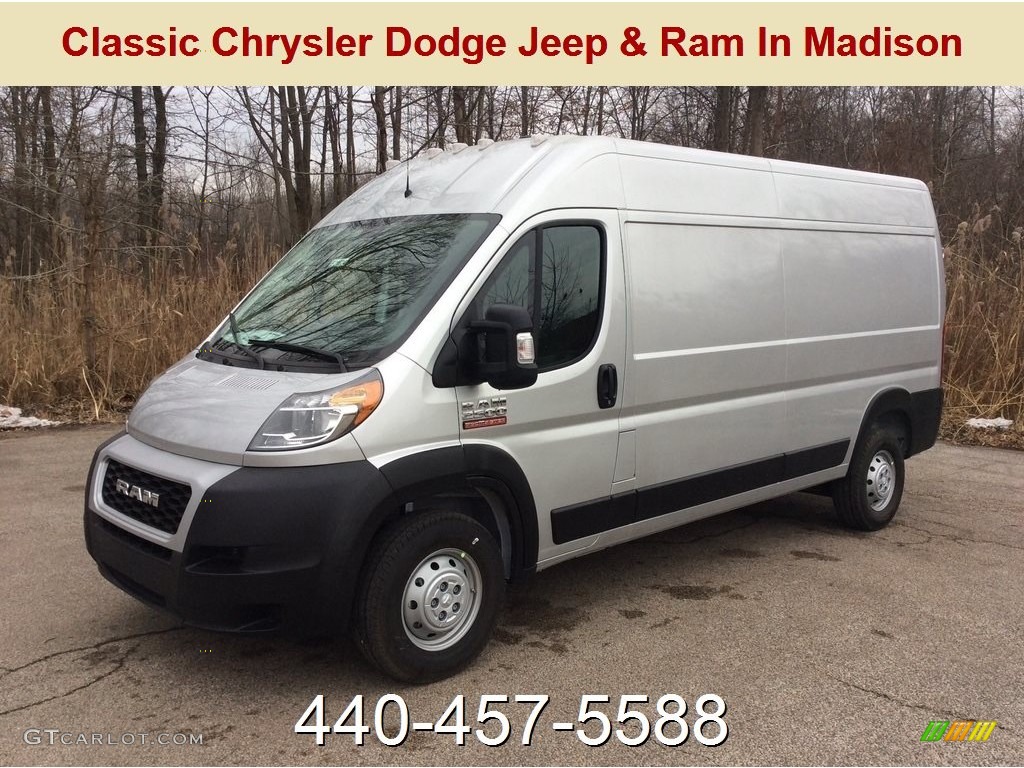 2019 Bright Silver Metallic Ram ProMaster 2500 High Roof Cargo Van 131048181 Photo 12