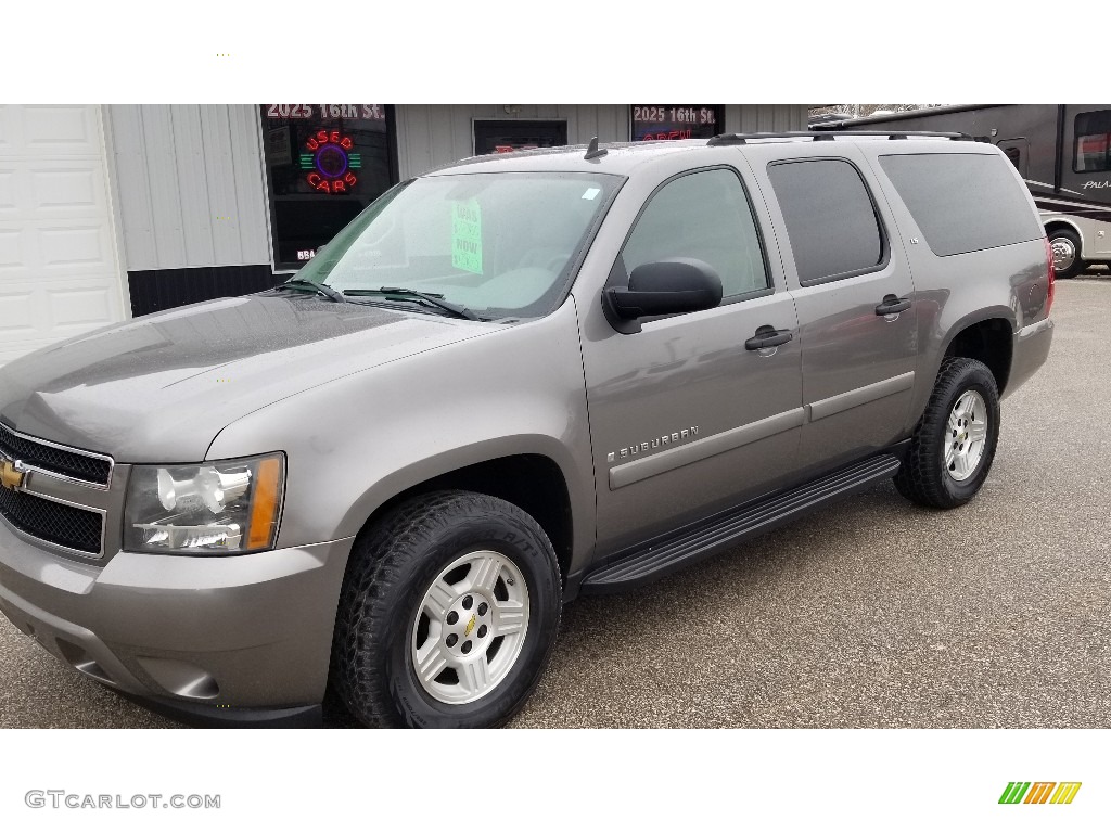 2007 Suburban 1500 LS 4x4 - Silver Birch Metallic / Light Titanium/Dark Titanium photo #10