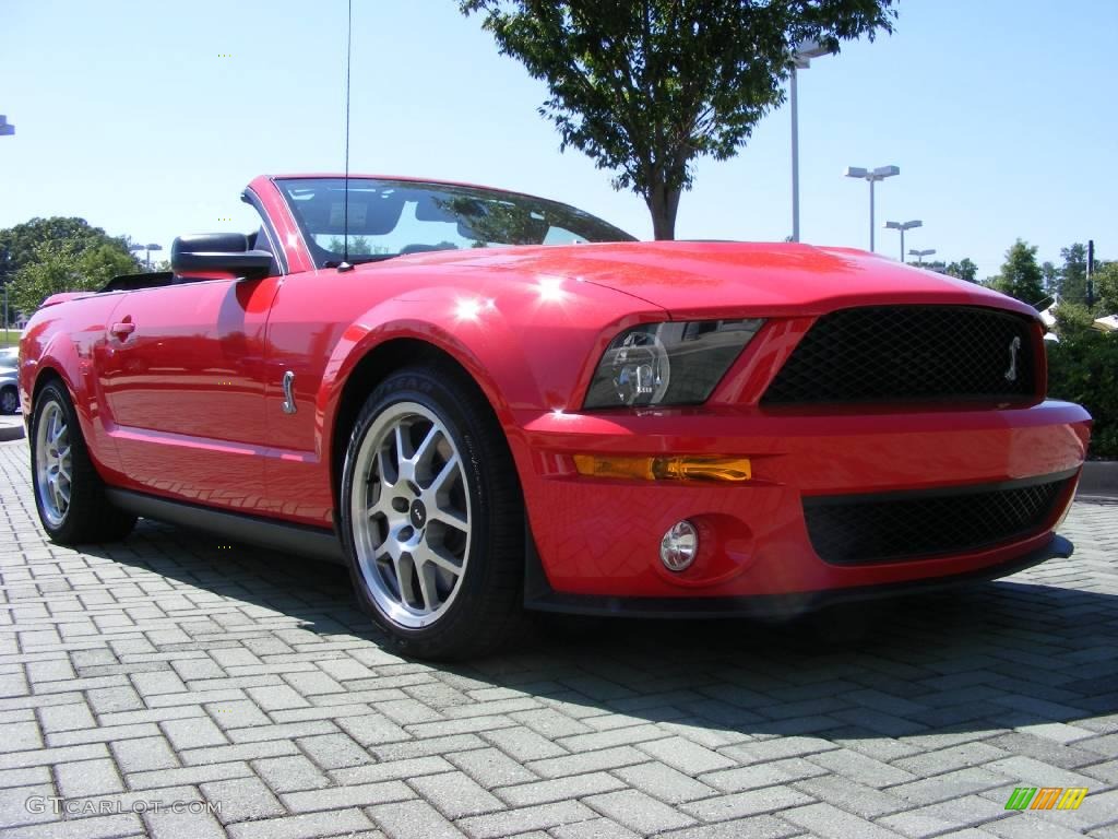 Torch Red 2009 Ford Mustang Shelby GT500 Convertible Exterior Photo #13105163