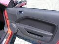 Black/Black 2009 Ford Mustang Shelby GT500 Convertible Door Panel