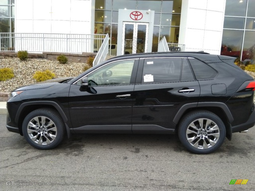 Midnight Black Metallic 2019 Toyota RAV4 Limited AWD Exterior Photo #131054237