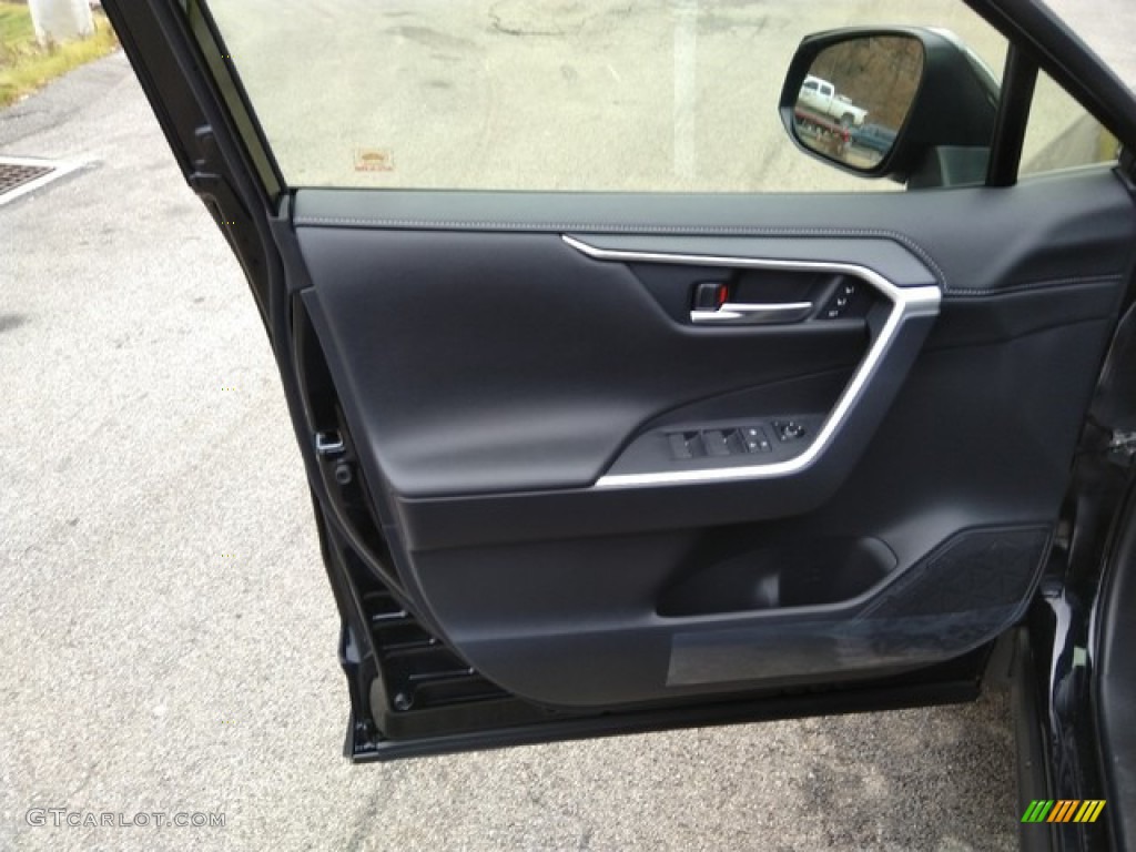2019 Toyota RAV4 Limited AWD Black Door Panel Photo #131054402