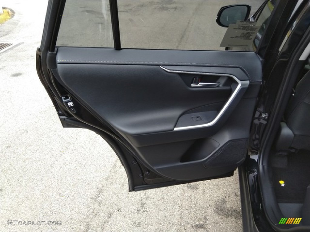 2019 Toyota RAV4 Limited AWD Black Door Panel Photo #131054474