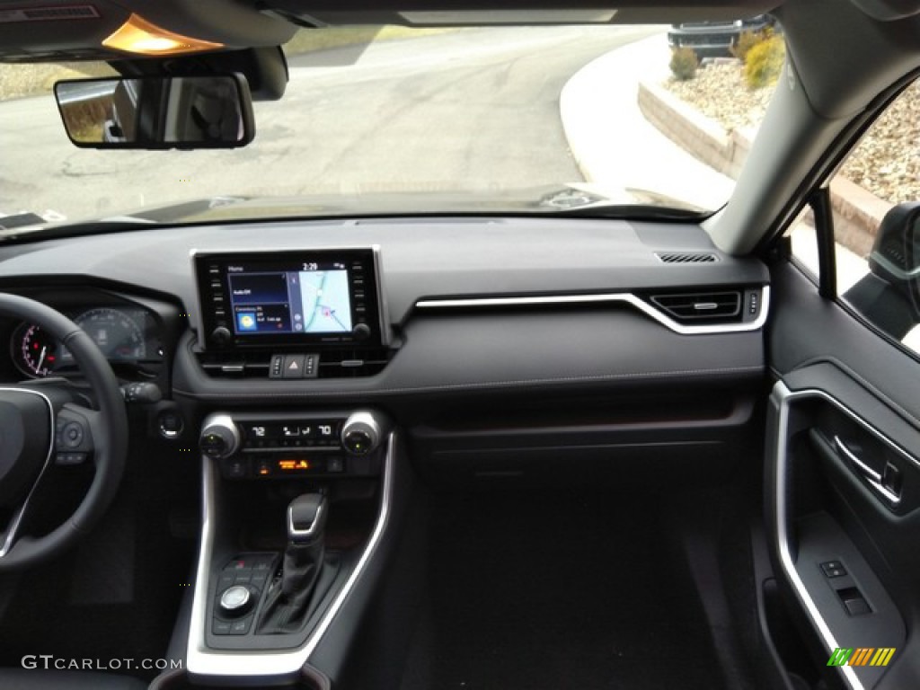 2019 Toyota RAV4 Limited AWD Black Dashboard Photo #131054582