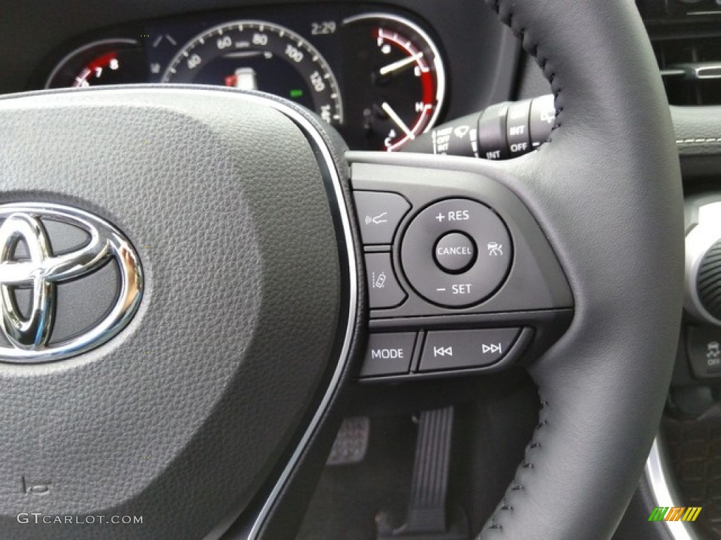 2019 Toyota RAV4 Limited AWD Black Steering Wheel Photo #131054675