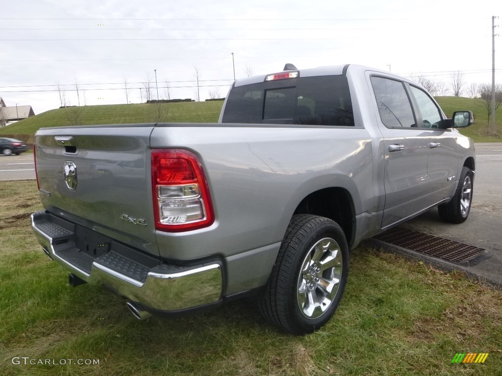 2019 1500 Big Horn Crew Cab 4x4 - Bright Silver Metallic / Black/Diesel Gray photo #5