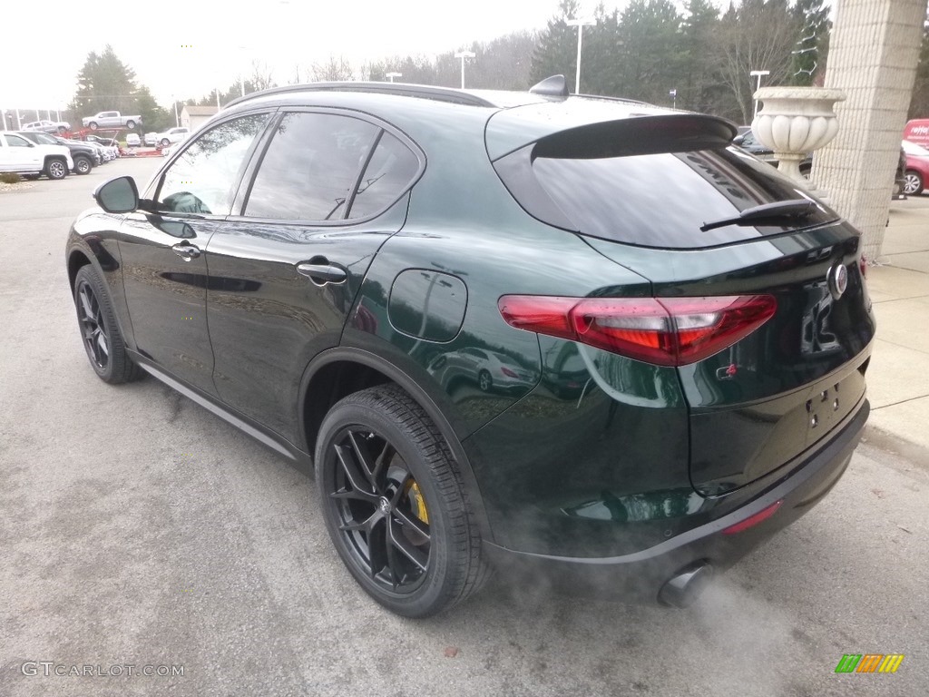 2019 Stelvio AWD - Verde Visconti (Green) Metallic / Black photo #5